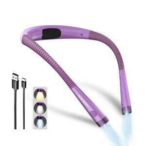 Glocusent Rechargeable LED Neck Reading Light